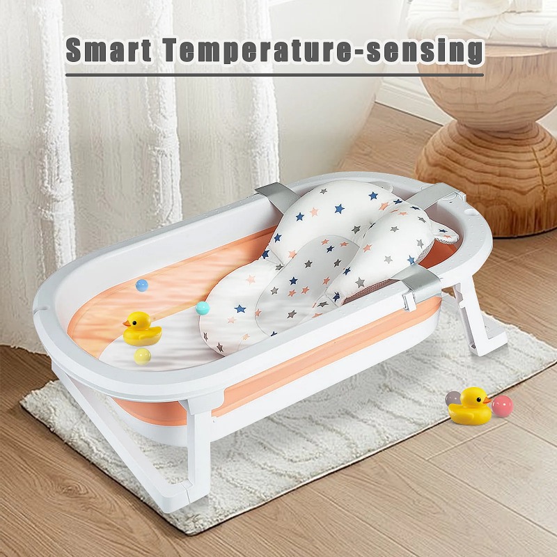 Baby Bath Tub Foldable - 접이식 아기 욕조, 가볍고 휴대 가능하며