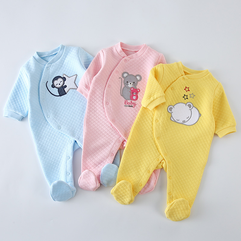 Baby Products Essential - 아기 면 롬퍼 옷 신생아 긴팔
