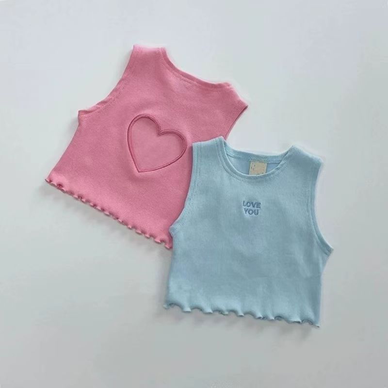 Baby Products Korea - 여아용 귀여운 할로우 하트 핑크 블루