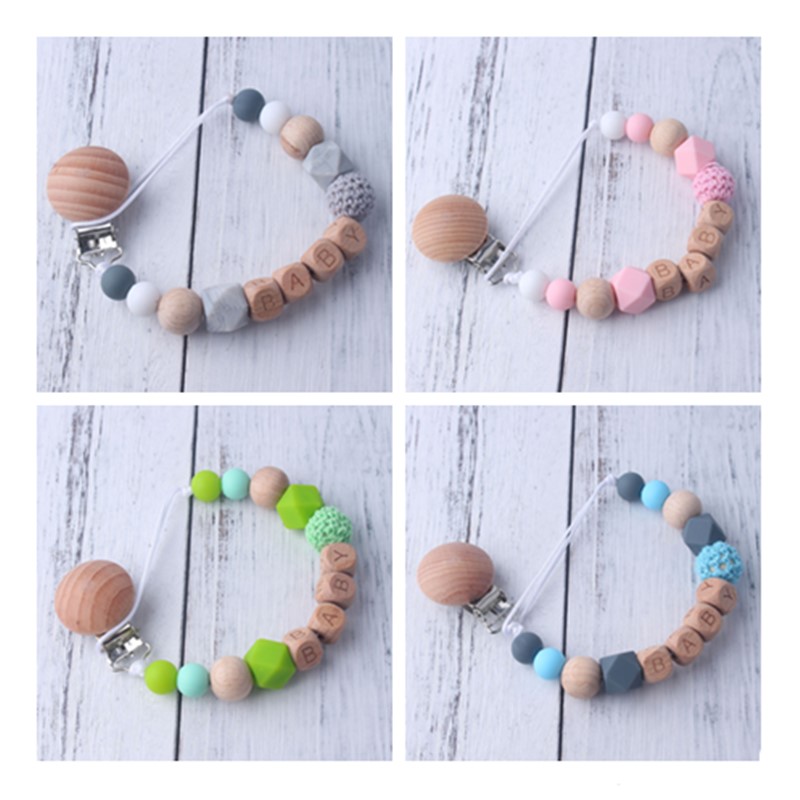 Baby Pacifier Clip - 새로운 아기 젖꼭지 클립 맞춤형 이름