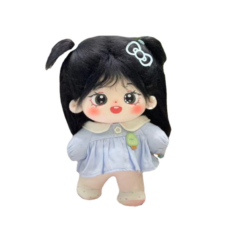 Baby Products Korea - 검은 긴 머리 봉제 인형 장난감