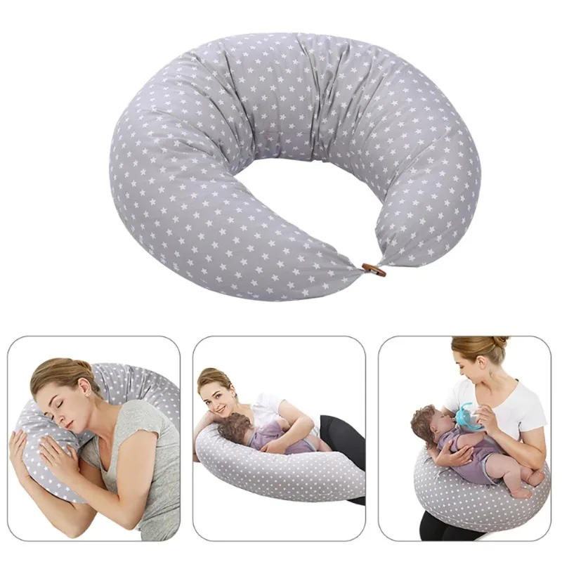 Nursing Pillow Breastfeeding - 클래식 수유 베개 다기능 초승달 패턴