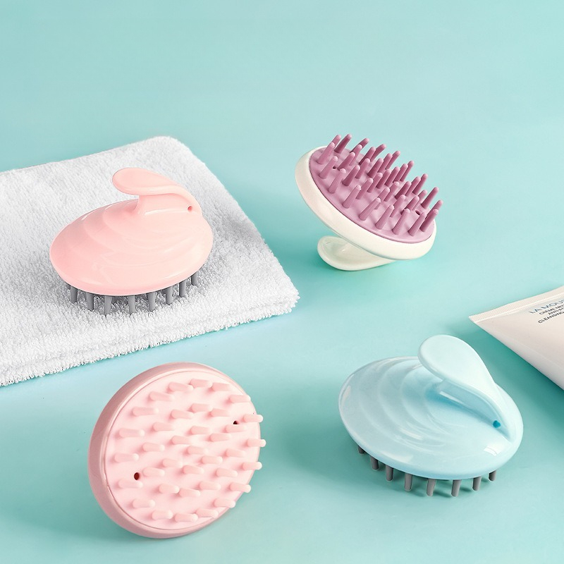 Baby Products Essential - 실리콘 헤어 마사지 빗, 두피 세척