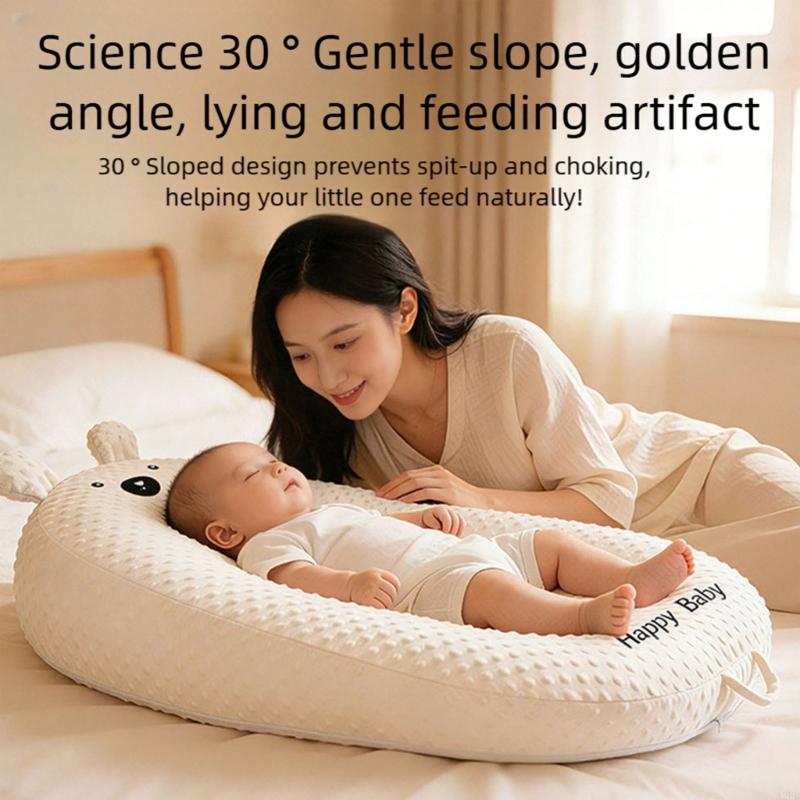 Nursing Pillow Breastfeeding - 아기 점선 경사 베개 만화 패턴
