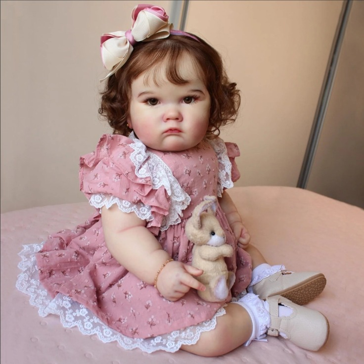 Baby Products For Curly Hair - NPK 24인치 수제 미완성 리본돌 키트