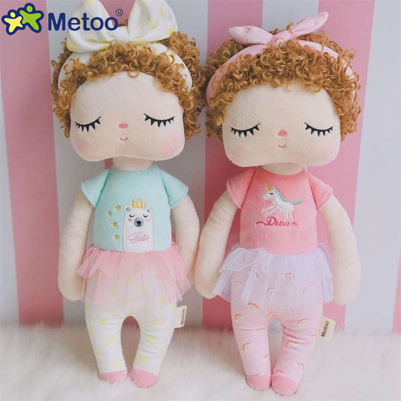 Baby Products For Curly Hair - 34CM 소프트 Metoo 안젤라 봉제 인형