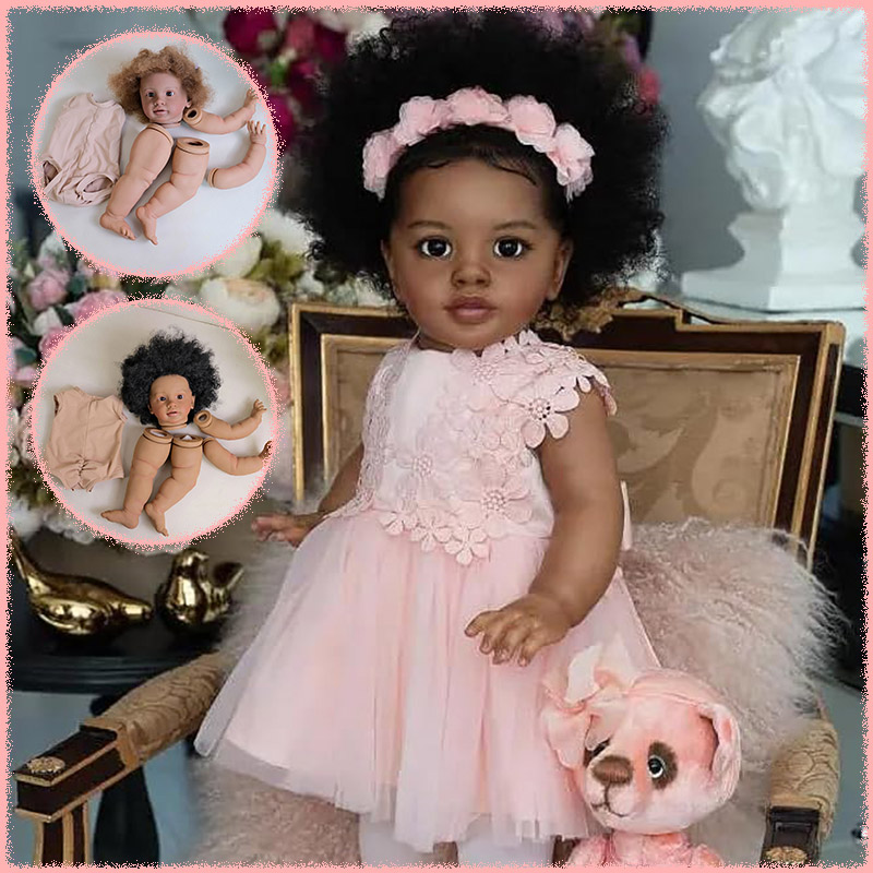 Baby Products For Curly Hair - 26인치 다크 스킨 리본 피파 인형