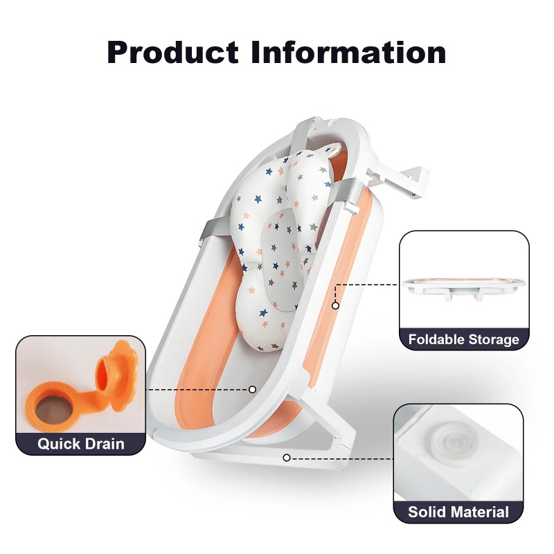 접이식 아기 욕조, 가볍고 휴대 가능하며 사용하기 쉽습 - Baby Bath Tub Foldable 리뷰 및 가격