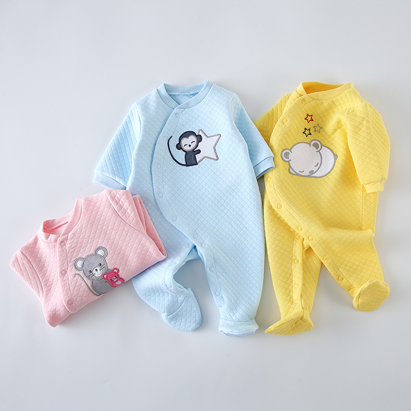 아기 면 롬퍼 옷 신생아 긴팔 유니섹스 우주복 파자마  - Baby Products Essential 리뷰 및 가격