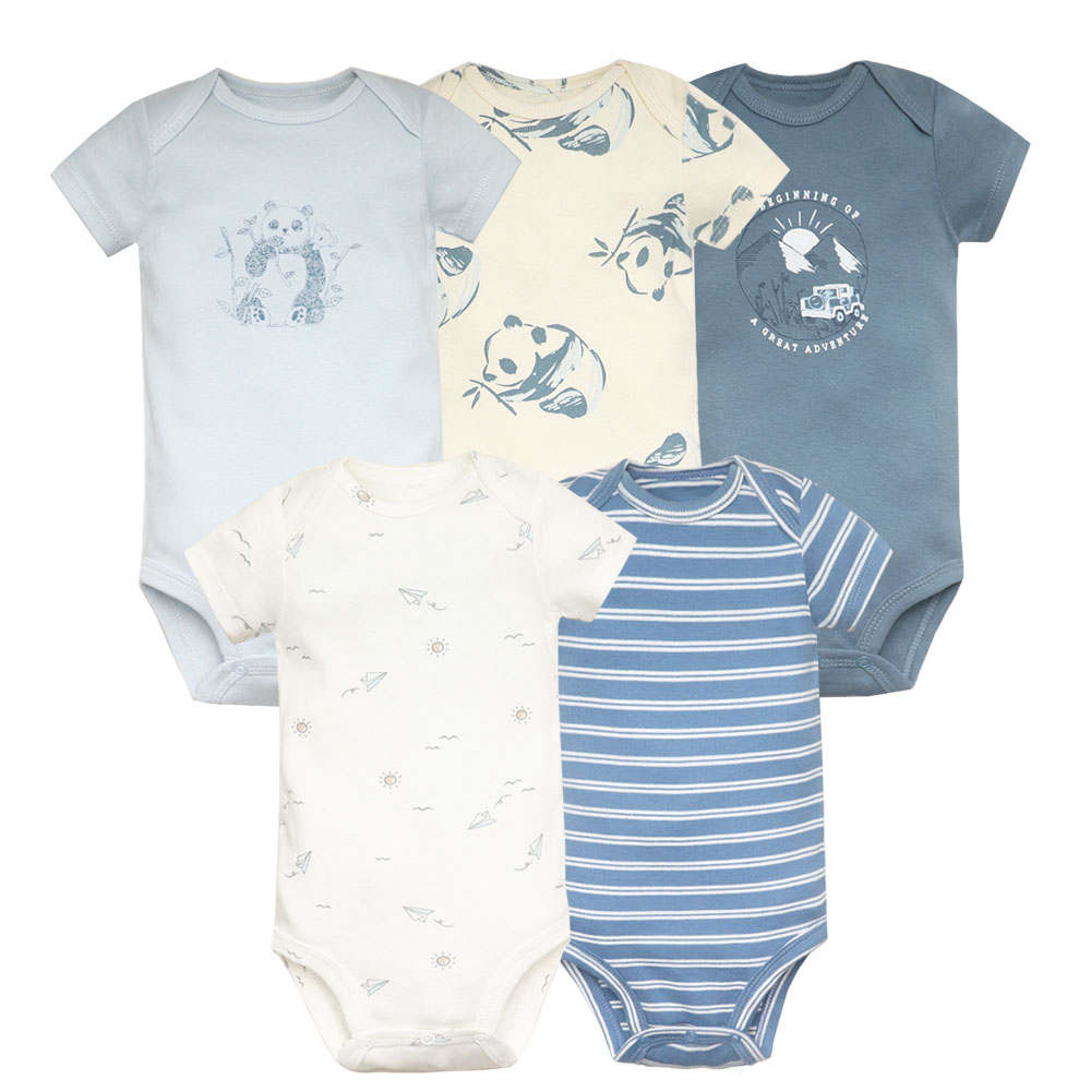 5 개/몫 아기 Bodysuit 패션 소녀 옷 면화 신 - Baby Products Essential 리뷰 및 가격