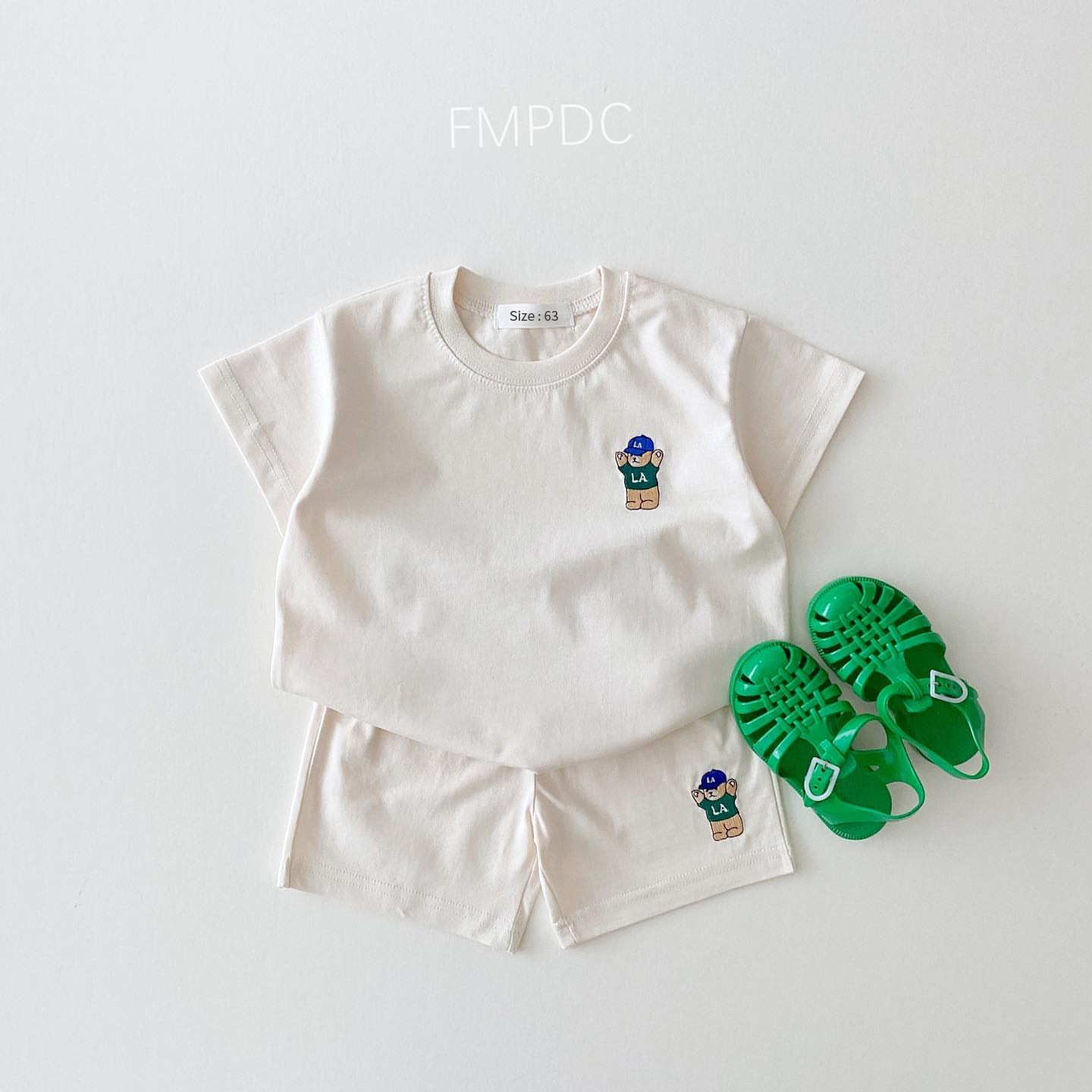 한국 베이비 보이즈 정장 자수 곰 배지 티셔츠 + 넉넉 - Baby Products Korea 리뷰 및 가격