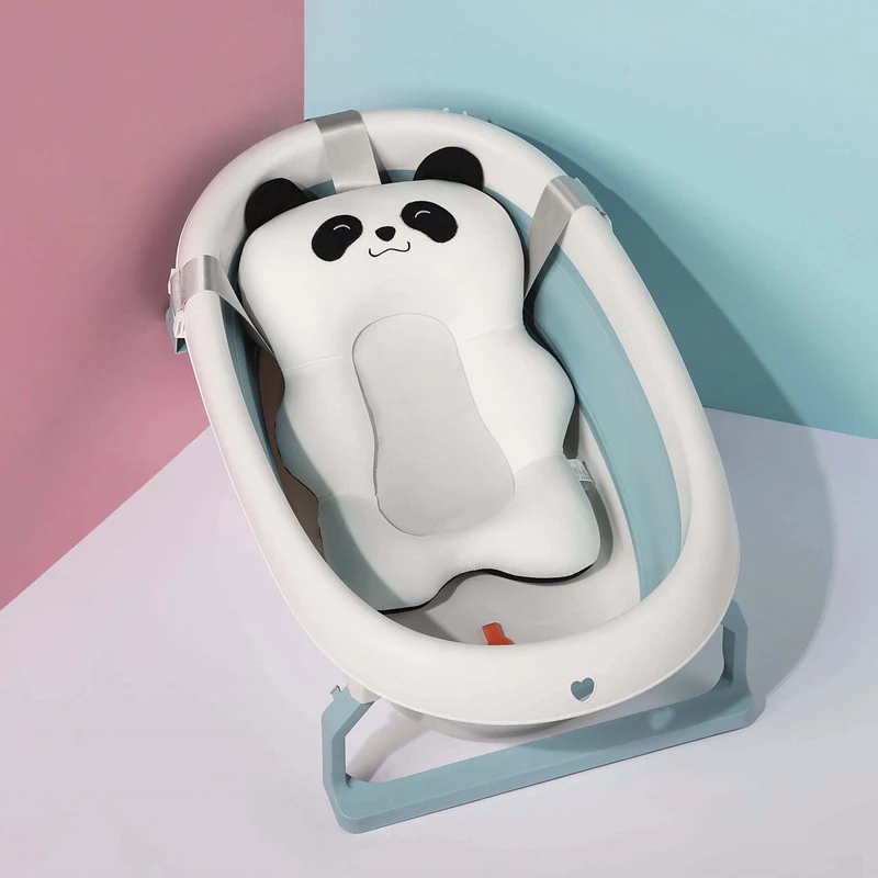 아기 목욕 좌석 부동 물 패드 휴대용 접이식 아기 욕조 - Baby Bath Tub Foldable 리뷰 및 가격