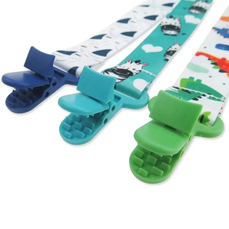 만화 패턴이 있는 3PCS 아기 젖꼭지 클립, 자동차  - Baby Pacifier Clip 리뷰 및 가격