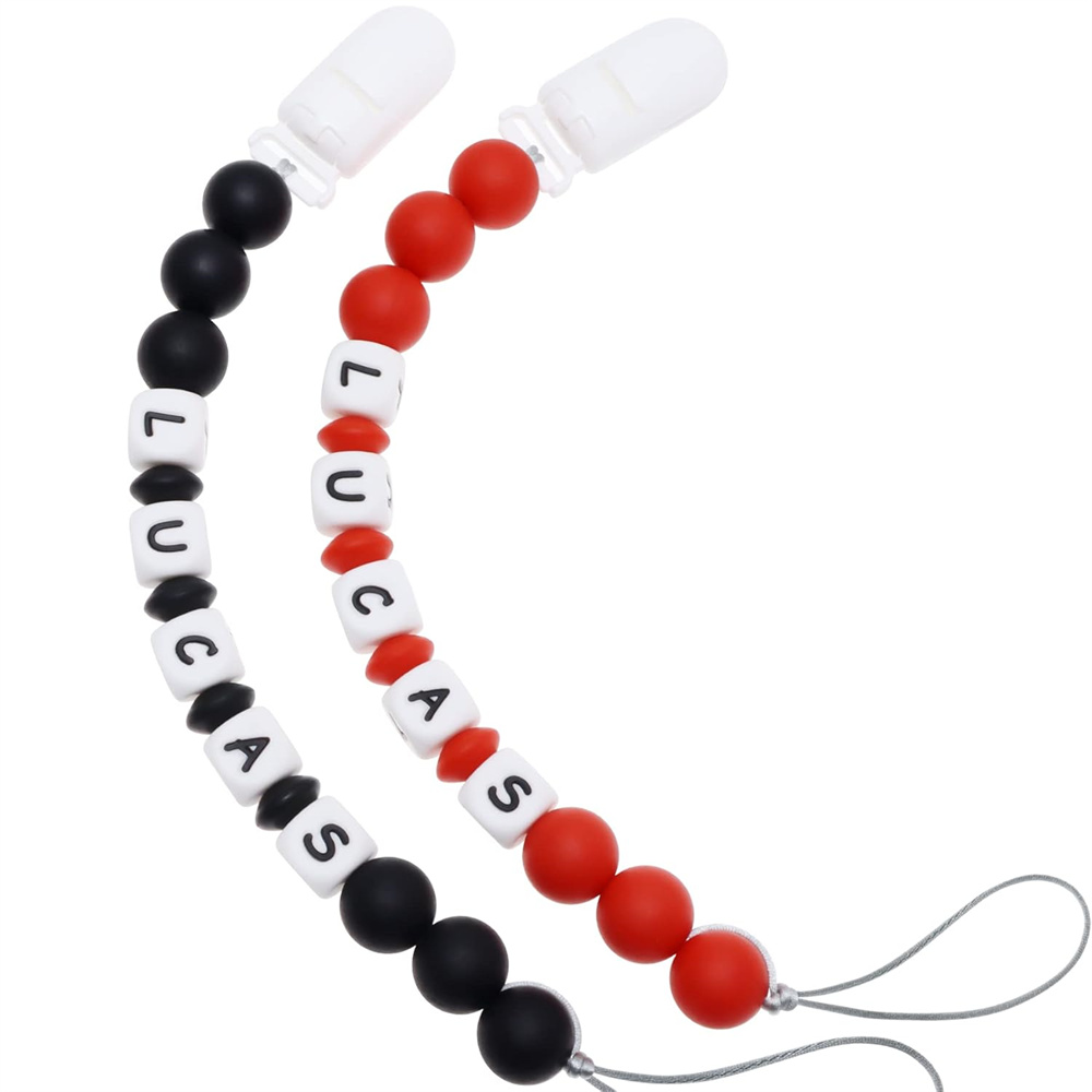 2pcs 아기 젖꼭지 홀더 맞춤형 이름 맞춤형 신생아  - Baby Pacifier Clip 리뷰 및 가격