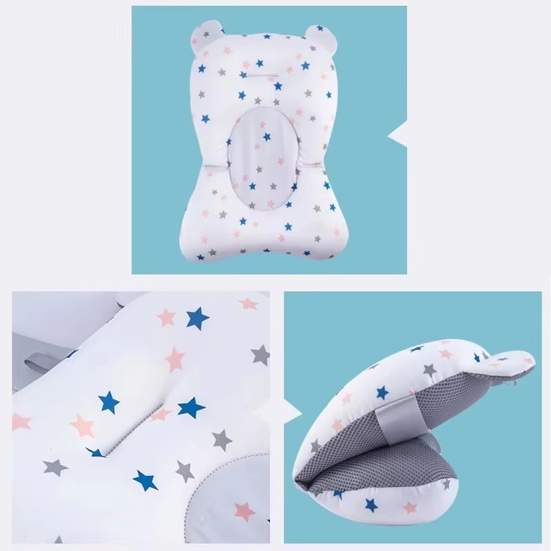 아기 목욕 의자 지지 매트 유아 미끄럼 방지 부드러운  - Baby Bath Tub Foldable 리뷰 및 가격