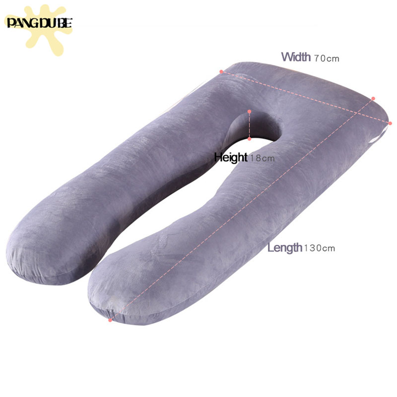 임신 베개 130*70cm 임신 한 여성을위한 수면 허 - Nursing Pillow Breastfeeding 리뷰 및 가격