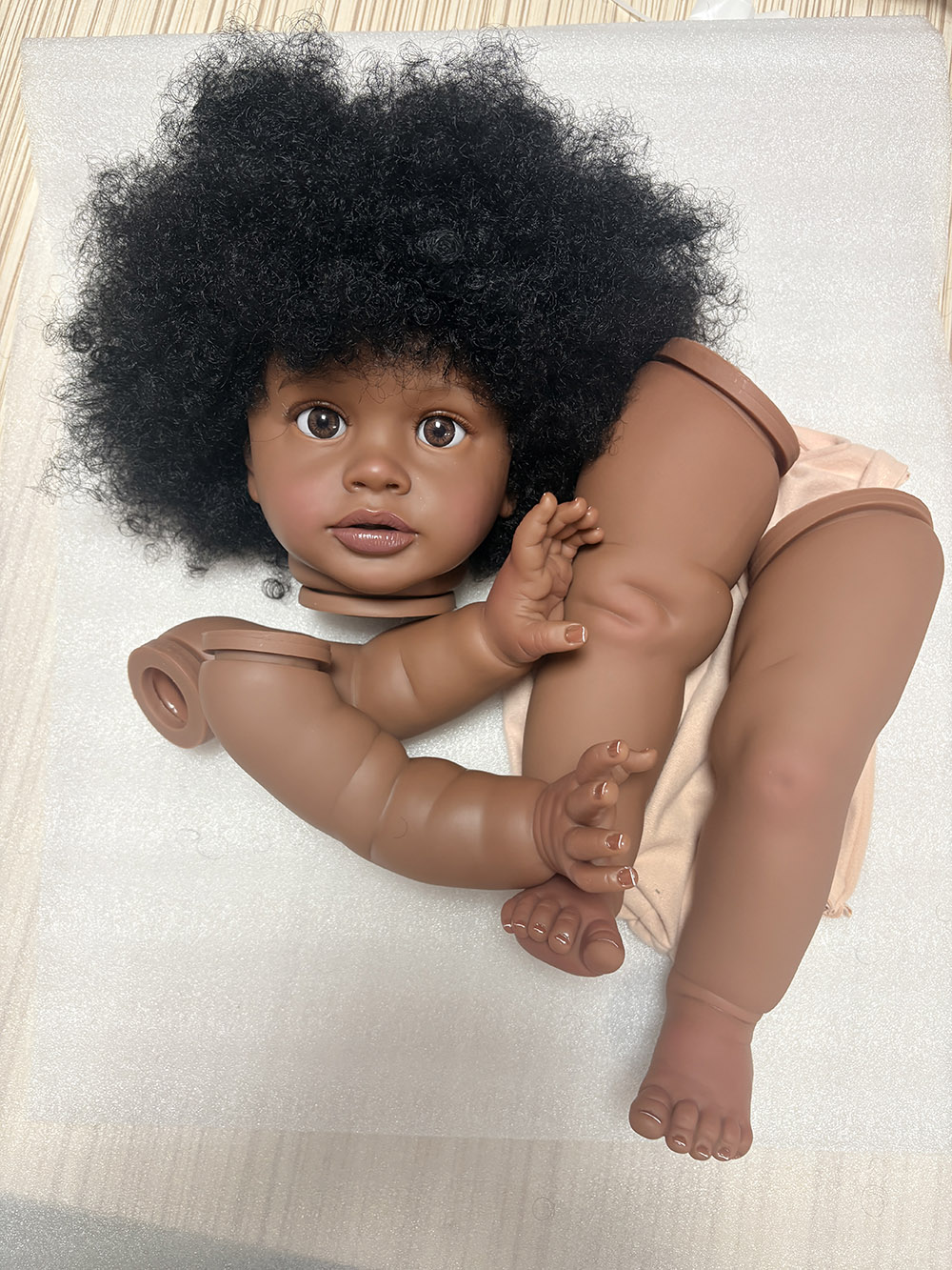 NPK 26인치 미완성 인형 리본 피파, 핸드 페인팅된 - Baby Products For Curly Hair 리뷰 및 가격