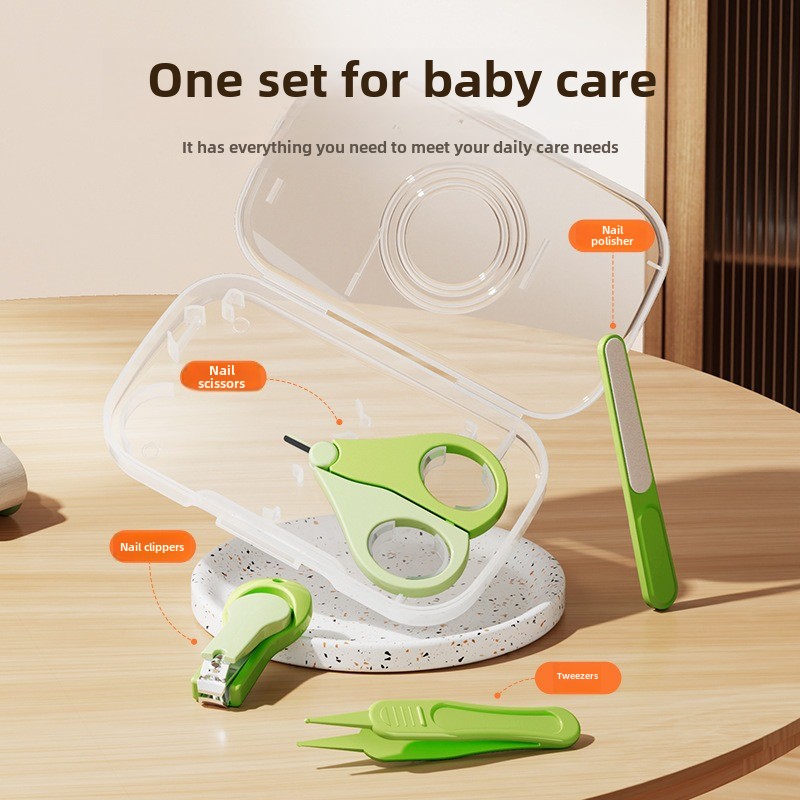 4 Pcs 작은 베이비 케어 안티 클램핑 손톱깎이 세트 - Baby Products Essential 리뷰 및 가격