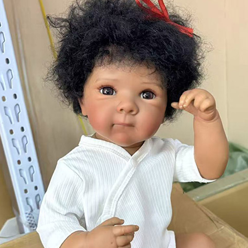 다양한 스타일의 다크 스킨 풀 비닐 바디 베티 19인치 - Baby Products For Curly Hair 리뷰 및 가격