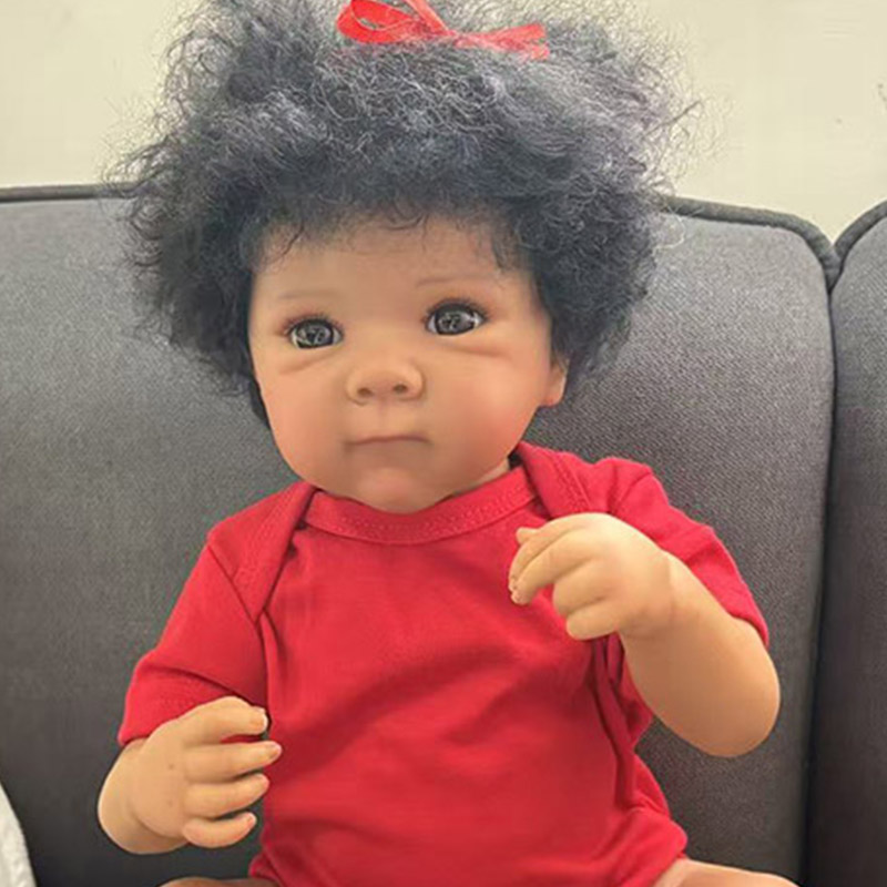 다양한 스타일의 다크 스킨 풀 비닐 바디 베티 19인치 - Baby Products For Curly Hair 리뷰 및 가격