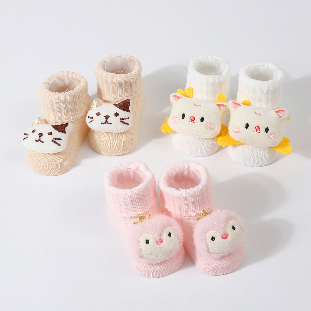 3 짝/대 아기 양말 소녀 소년 신생아 액세서리 만화  - Baby Products Essential 리뷰 및 가격