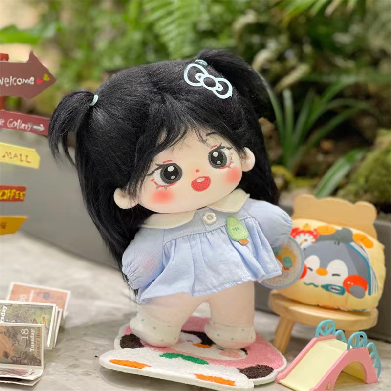 검은 긴 머리 봉제 인형 장난감 인형, 20cm 아기  - Baby Products Korea 리뷰 및 가격