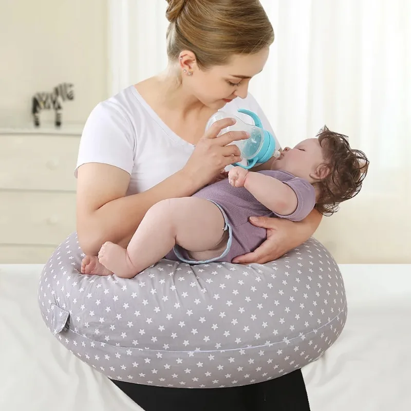 클래식 수유 베개 다기능 초승달 패턴 신생아 모유 수유 - Nursing Pillow Breastfeeding 리뷰 및 가격
