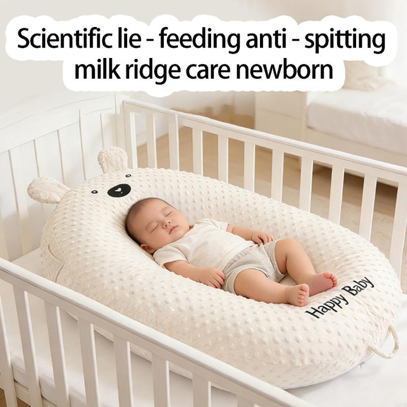 아기 점선 경사 베개 만화 패턴 모유 수유를위한 침 방 - Nursing Pillow Breastfeeding 리뷰 및 가격