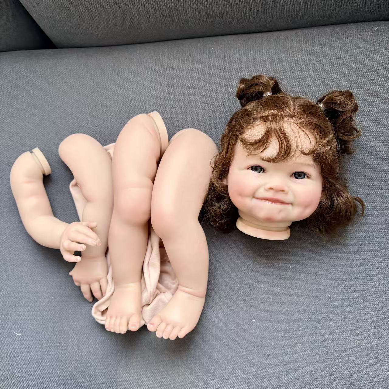 NPK 24''수제 미완성 인형 키트 리본 라야 3D  - Baby Products For Curly Hair 리뷰 및 가격