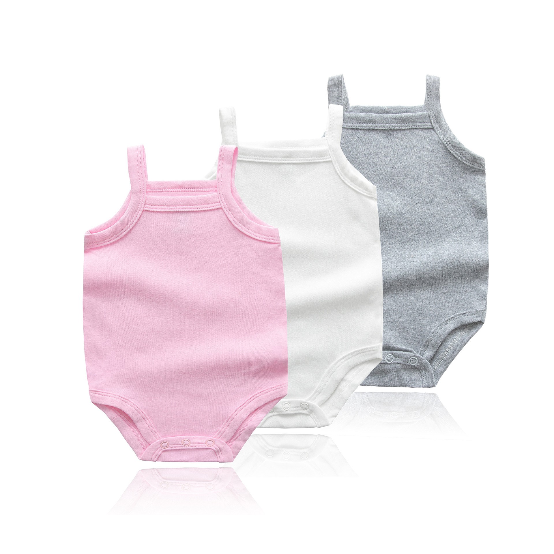 3PCS/SET 여름 아기 소녀 옷 면 소재 조끼 아기 - Baby Products Essential 리뷰 및 가격